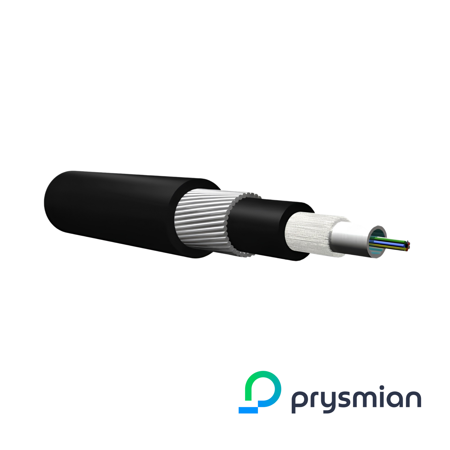 Image of Draka OM2 12 Core Loose Tube Cable, SWA Armour, Eca, Black (5-12-LT-SWA-IX-ECA-BK-NN)