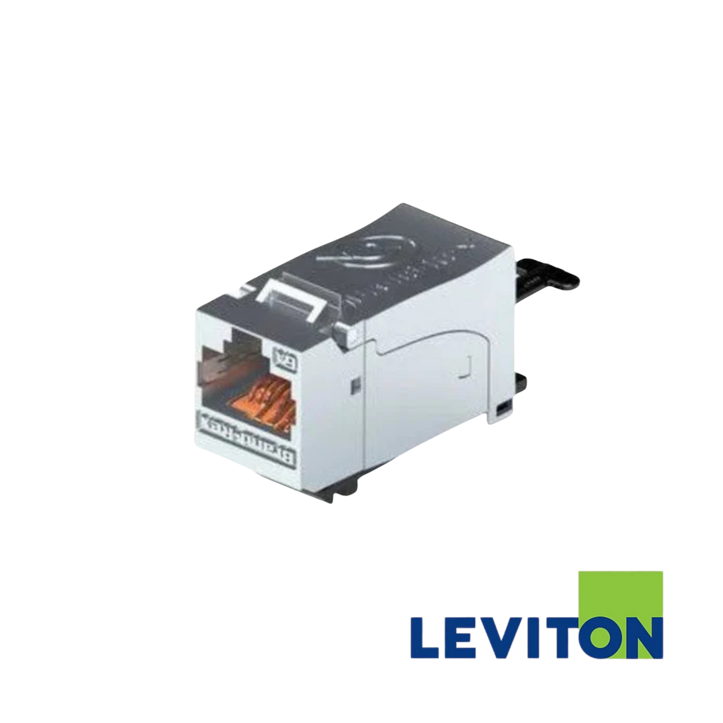 Image of LEVITON AX0 Cat6 Quickport Jack | Shielded (BR-AX61U-GE6)