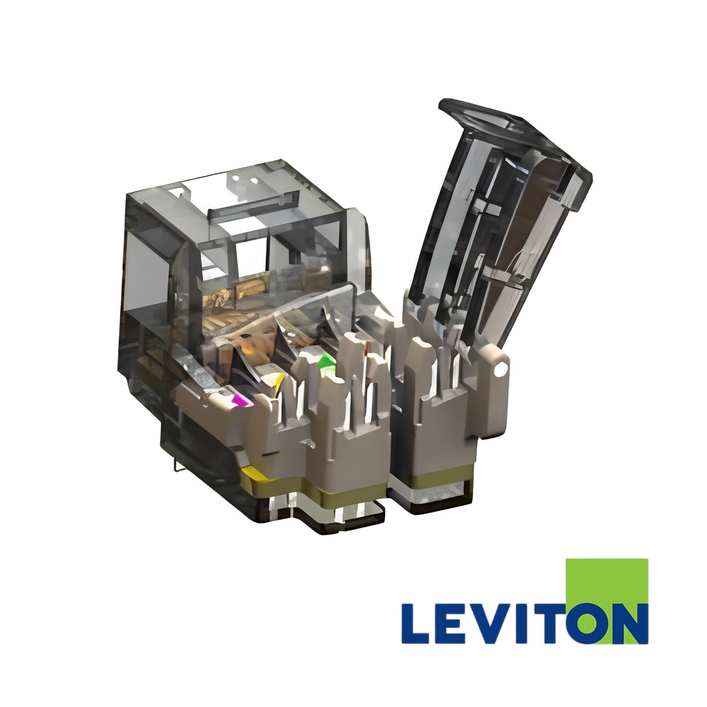 LEVITON Cat6Plus Snap-in Tool-Free Jack | Unshielded