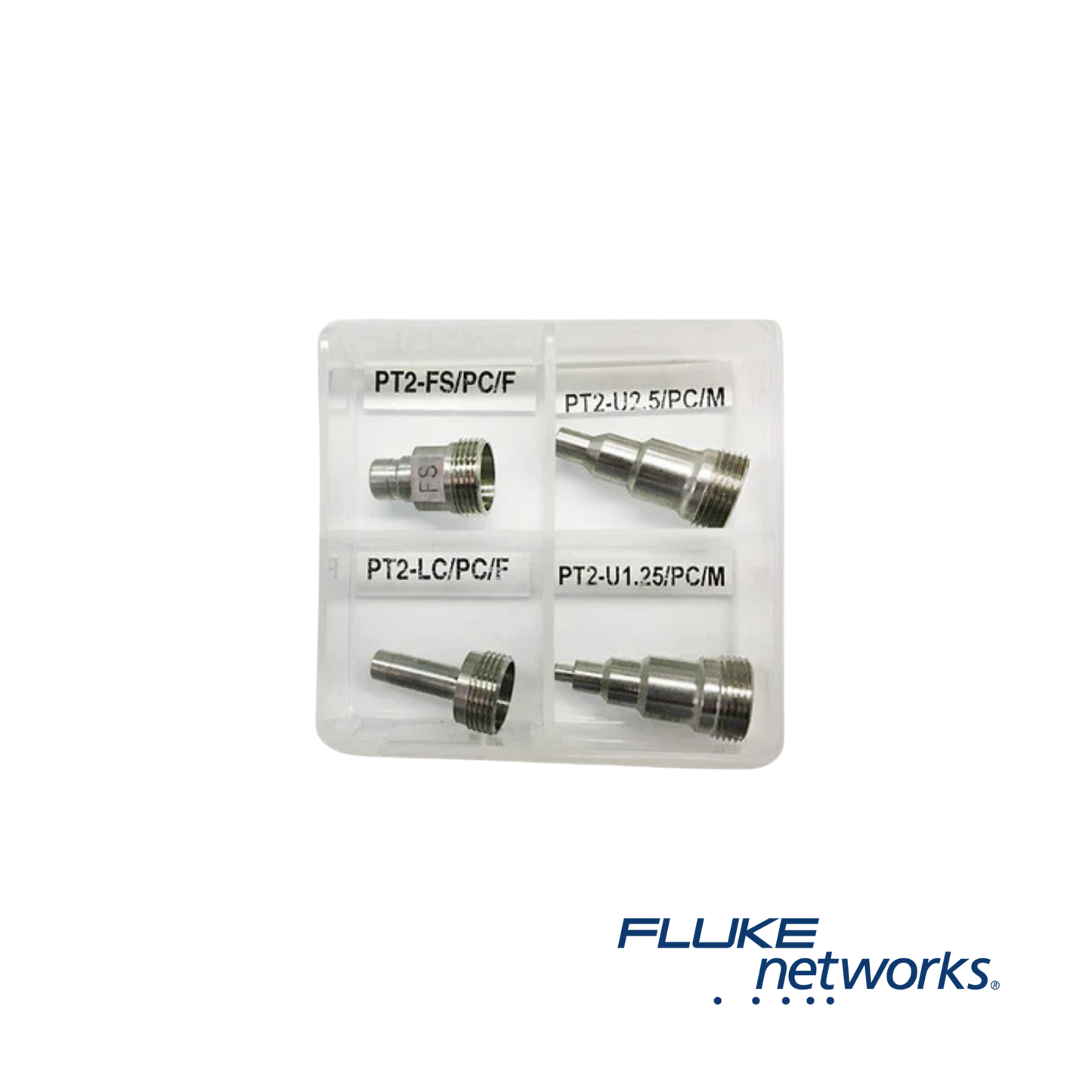 Image of Fluke LC, FC And SC Bulkhead, 1.25 And 2.5mm Universal Tips in a Box (FI1000-TIP-KIT)