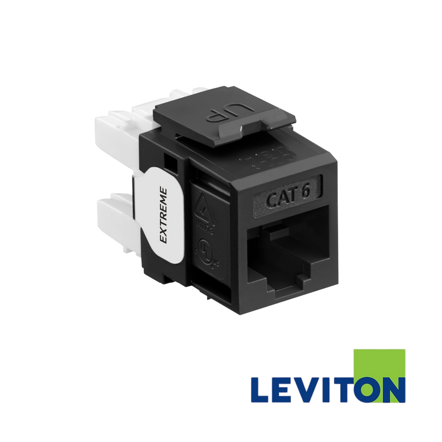LEVITON Extreme Cat6 Quickport Jacks | Unshielded