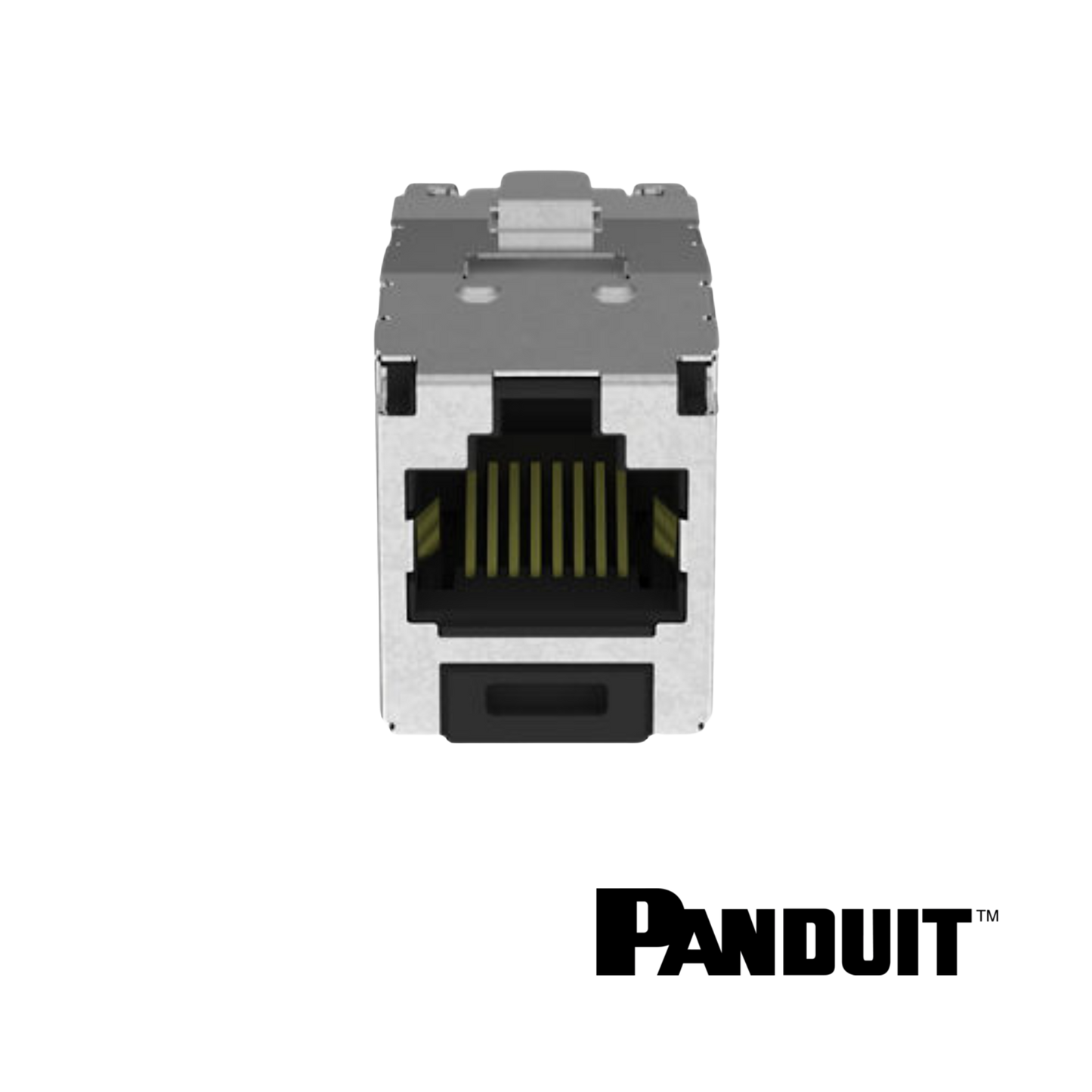 Image of PANDUIT Mini-Com® Cat6a 10Gig Universal Module | Shielded (PT-CJS6X88TGY)