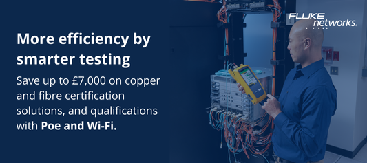 More Efficiency By Smarter Testing: Huge Savings On Fluke Networks Testing Kits