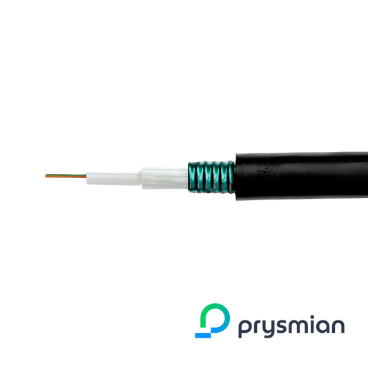 Image of Draka OM2 8 Core Loose Tube Cable, CST Armour, Eca, Black (5-08-LT-CST-IX-ECA-BK-NN)
