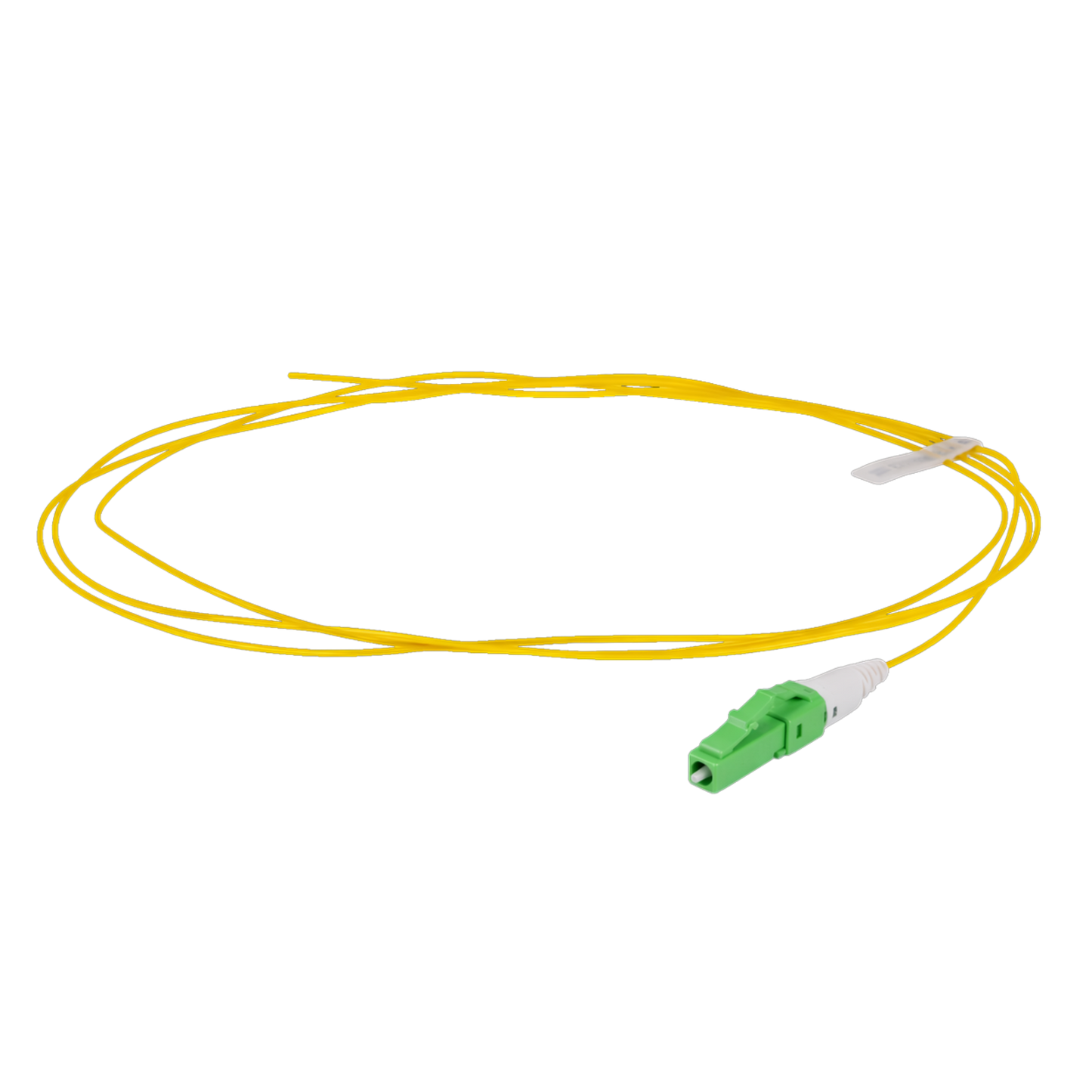 Image of SM APC Fibre Optic Pigtails 12Pack  - Selector (9-PG-LCA-1-YW-PK12)