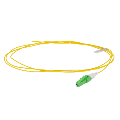 Image of SM APC Fibre Optic Pigtails 12Pack  - Selector (9-PG-LCA-1-YW-PK12)