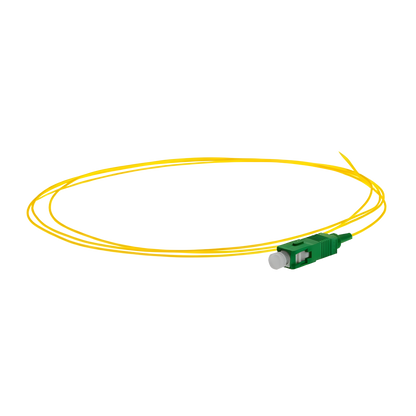 Image of SM UPC Fibre Optic Pigtails 12Pack - Selector (9-PG-SCA-1-YW-PK12)