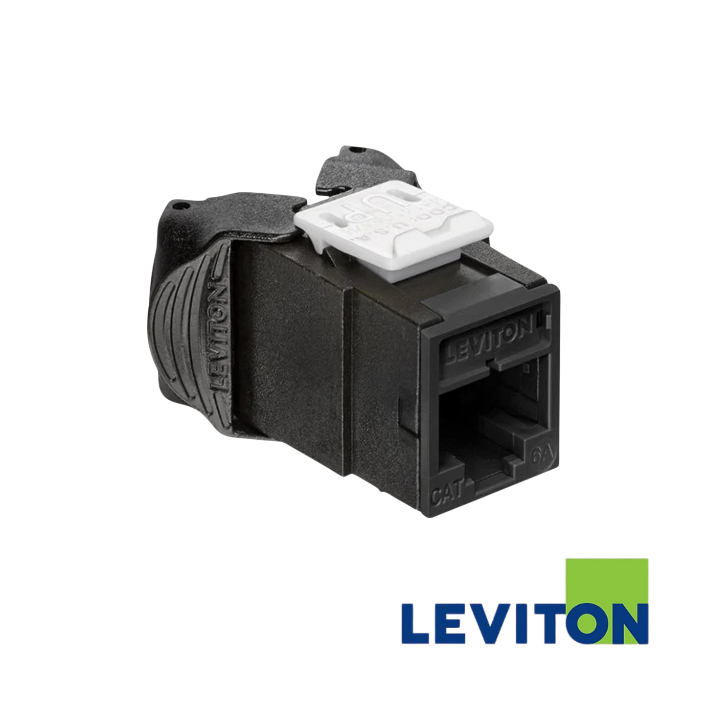 Image of LEVITON Atlas X1 Cat6A Quickport Jack | Shielded (BR-6ASJK-RE6)