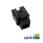 Image of LEVITON 10Gplus Cat6A LSA Style Snap-in Jack | Unshielded | Black (BR-AC6JAKU0K2)
