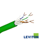 Image of LEVITON Cat6A 23 AWG 4 Pair S-FTP Cable | Green | 500m | Cca (BR-AC6S-FTP-CCA-500GN)