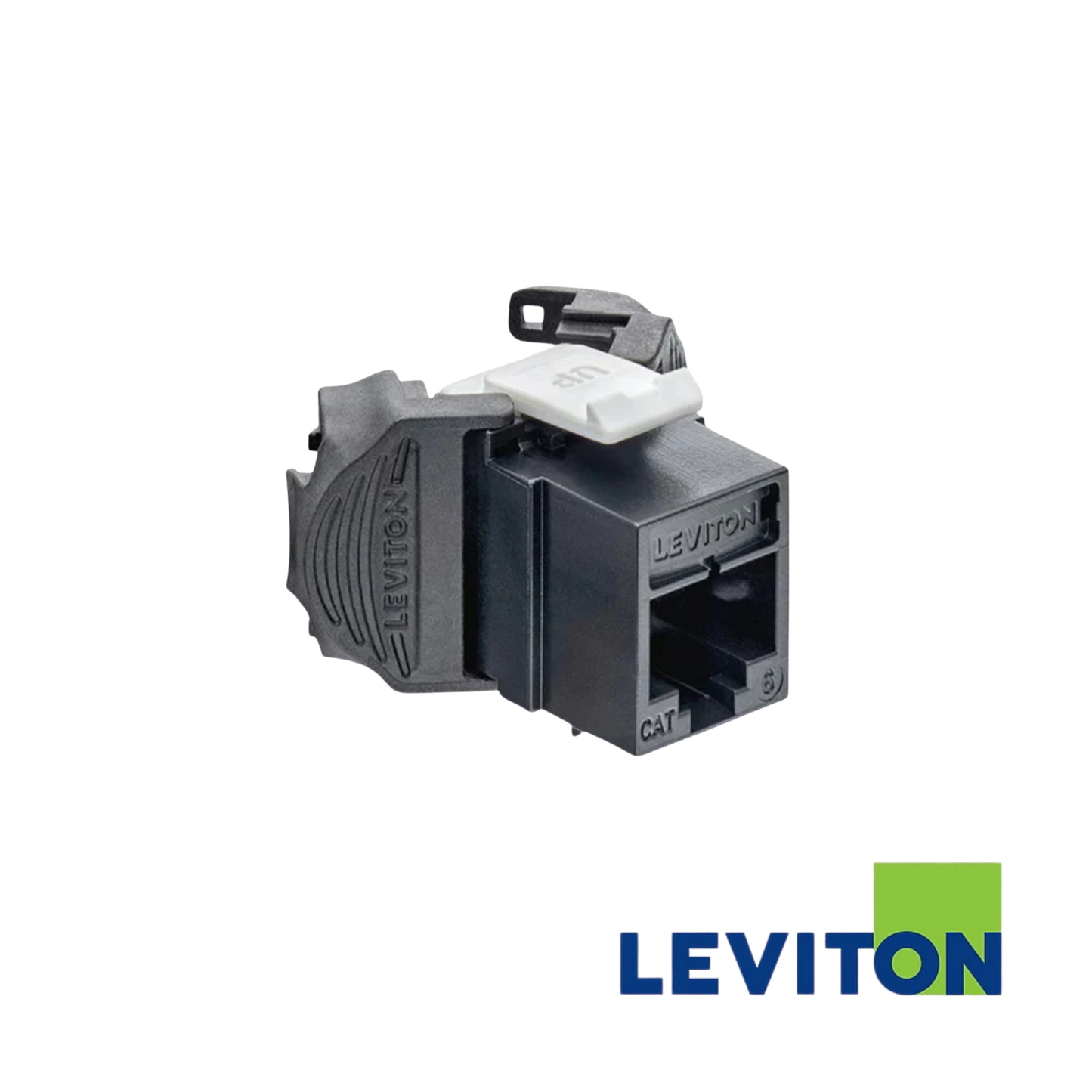 Image of LEVITON AX0 Cat6 Quickport Jack | UTP (BR-AX61S-GS6)