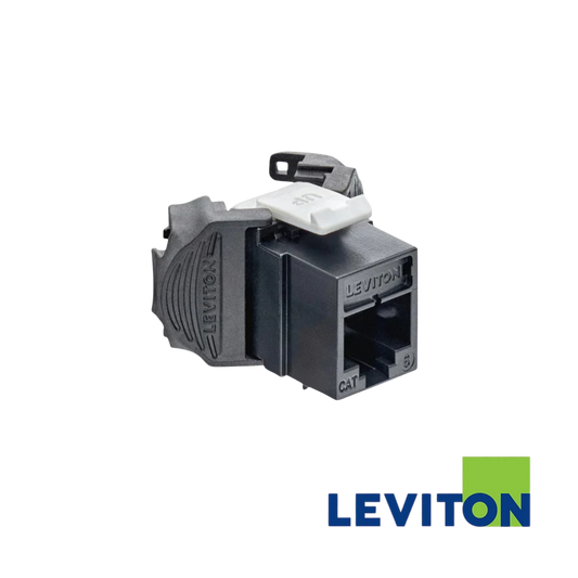 Image of LEVITON AX0 Cat6A Quickport Jack | Shielded (BR-AX6AS-GS6)