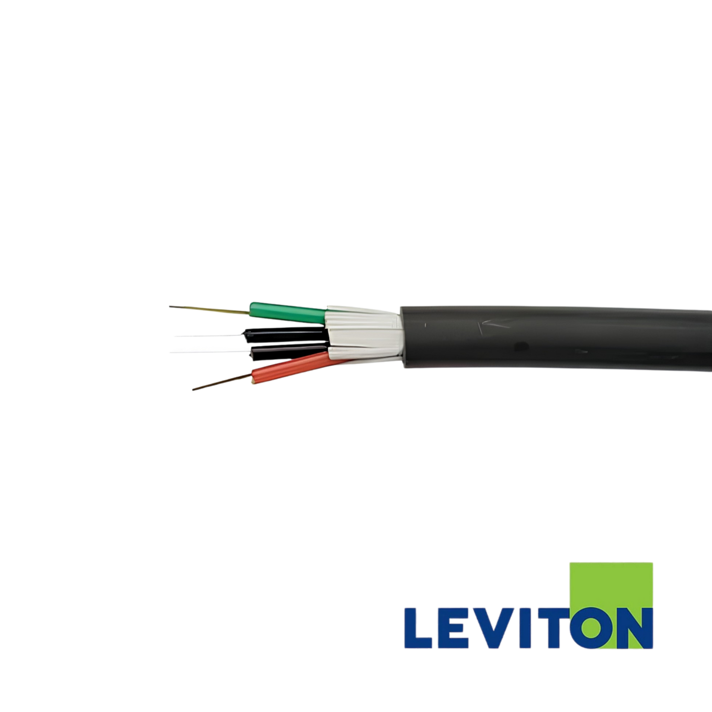 Image of Leviton OM2 48 Fibre Multi Loose Tube Cable, Eca, Black (BR-GF050S48WLU-ECA)