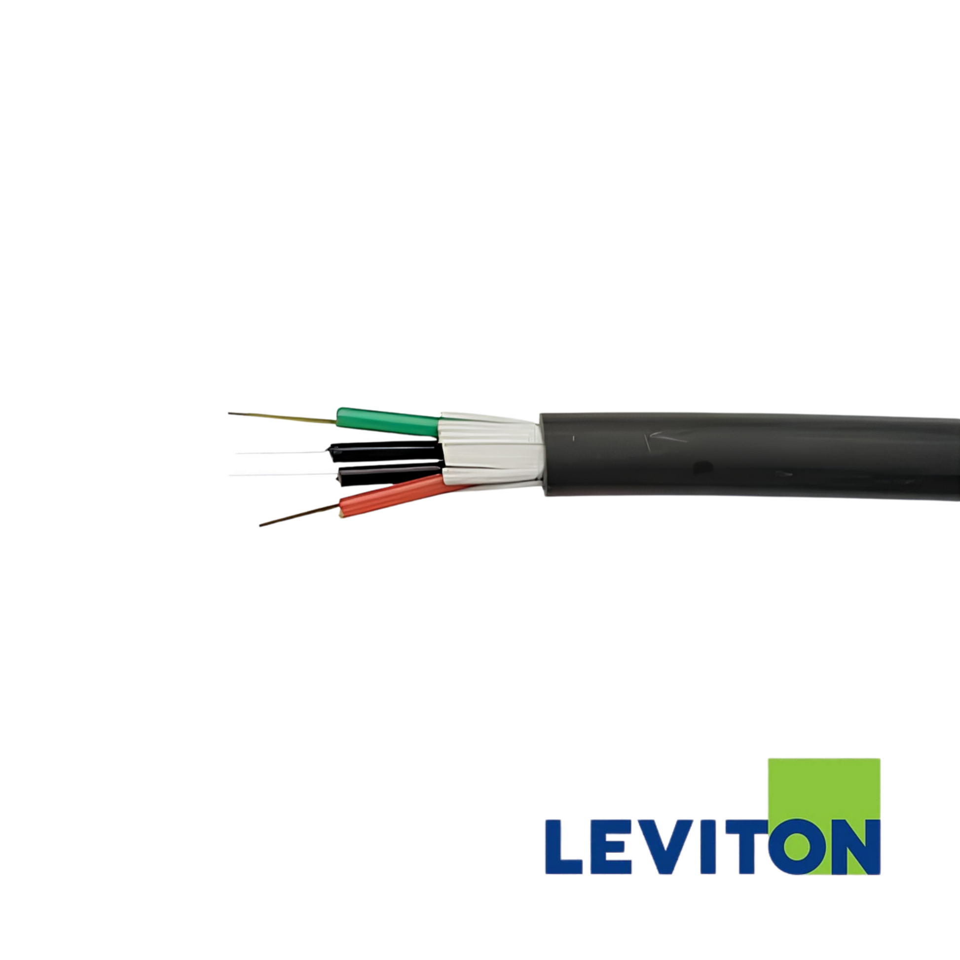 Image of Leviton OM2 48 Fibre Multi Loose Tube Cable, Eca, Black (BR-GF050S48WLU-ECA)