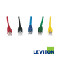 Image of Leviton 0.5m - Cat5e U/UTP  LSHF Bladed Patch Cord with Yellow Boots (Yellow) (BR-GPCPCU005-666HB)