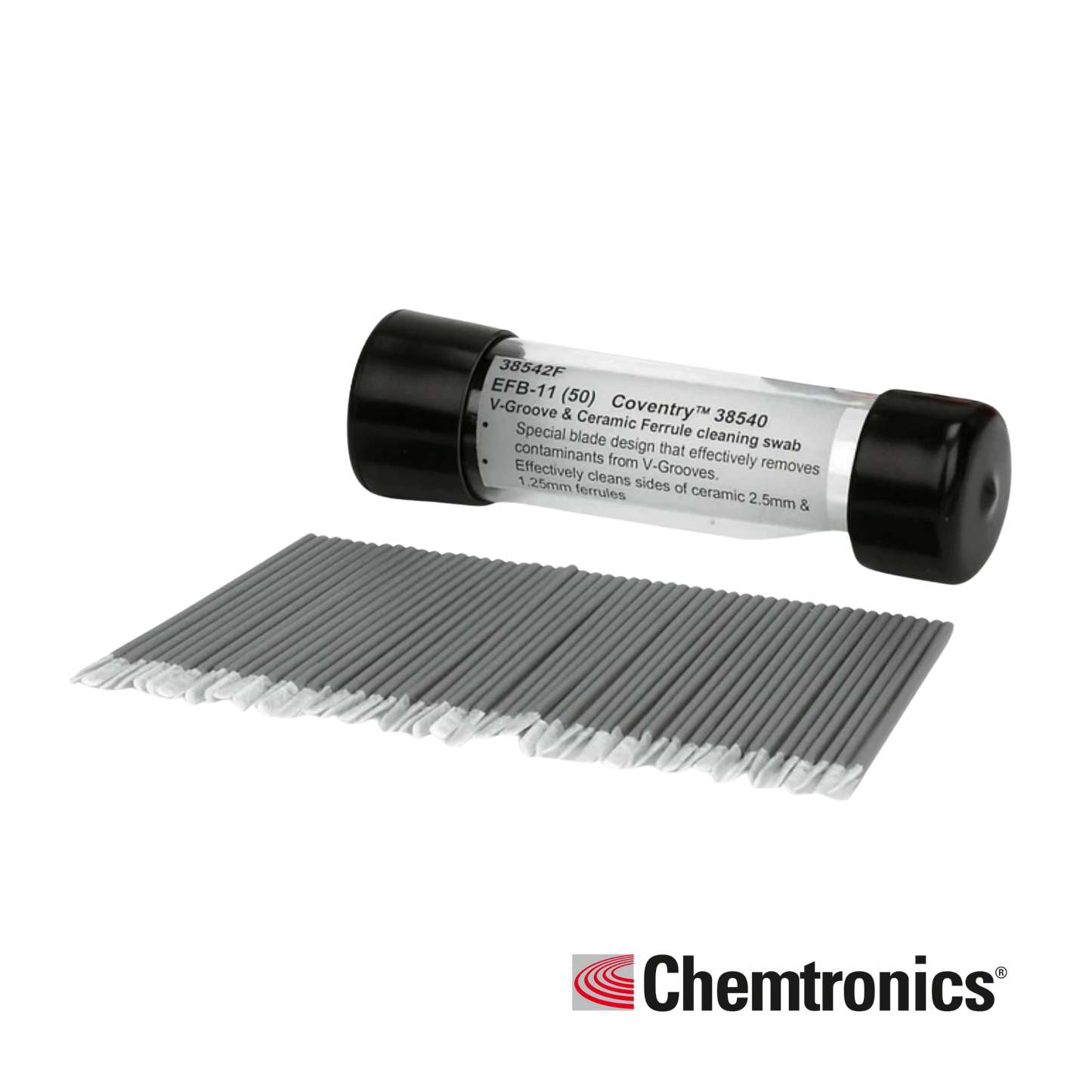 Image of Chemtronics V Groove and Ferrule Cleaning Swabs (50) (CM-38542F)