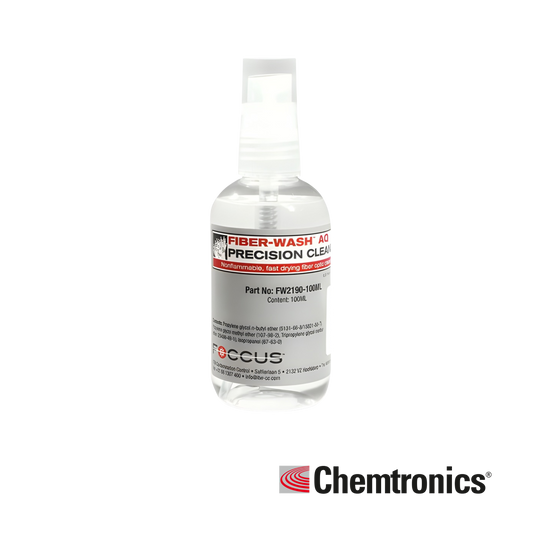 Image of Chemtronics Fiberwash AQ Precision Fibre Optic Cleaner (100ml) (CM-FW2190-100ML)