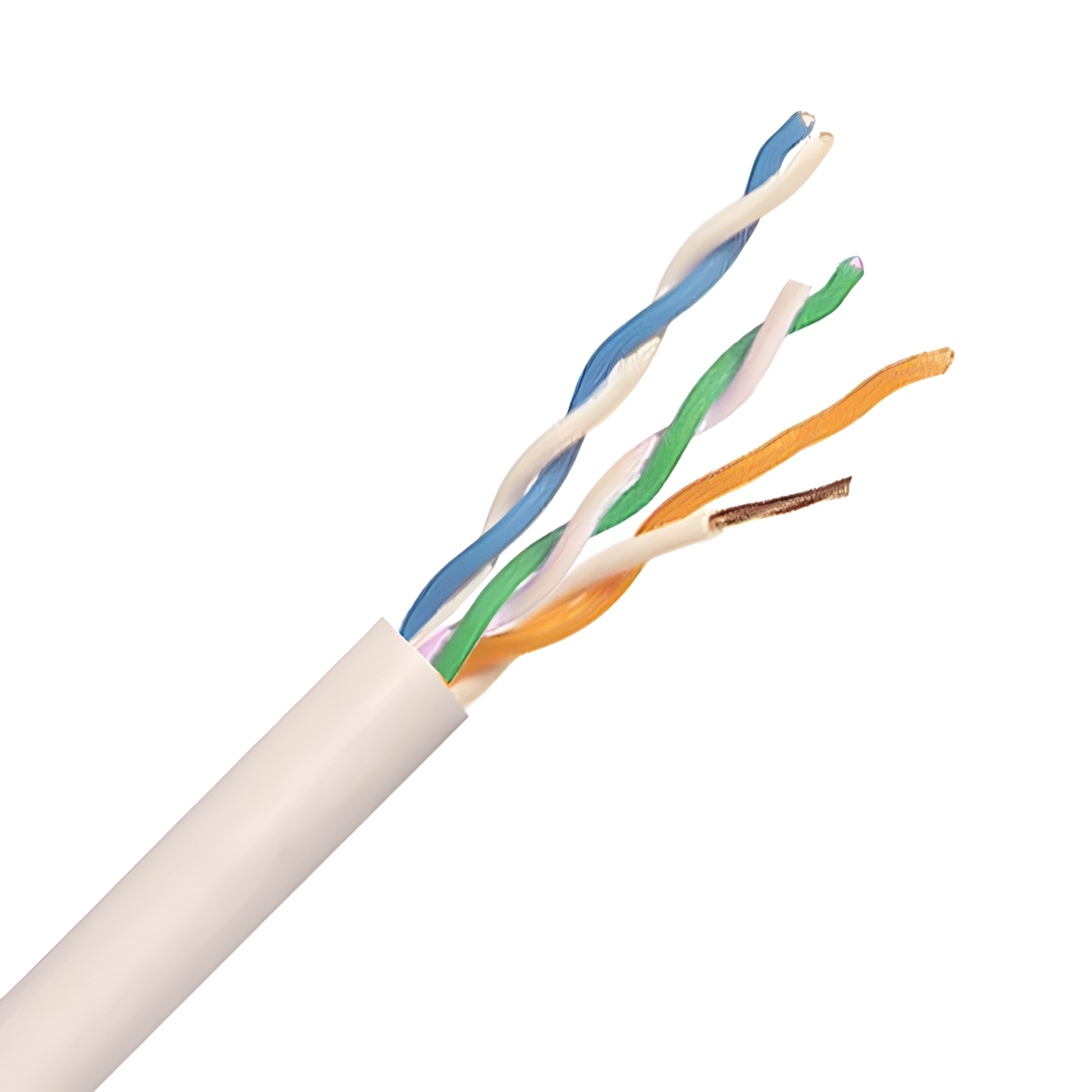 Image of 3 Pair CW1308 Internal Voice Cable, LSZH, White (CW1308-3)