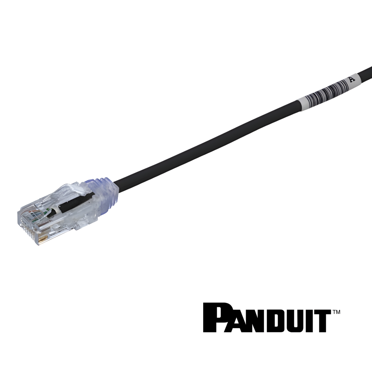 Image of PANDUIT Cat6 28AWG Small Diameter Patch Cord | UTP | Black | Selector (Cat6 28AWG Small Diameter Patch Cord  UTP Black)
