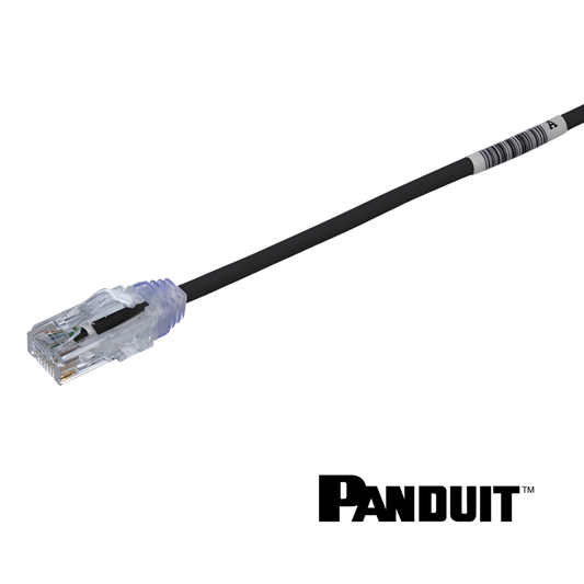Image of PANDUIT Cat6 28AWG Small Diameter Patch Cord | UTP | Black | Selector (Cat6 28AWG Small Diameter Patch Cord  UTP Black)