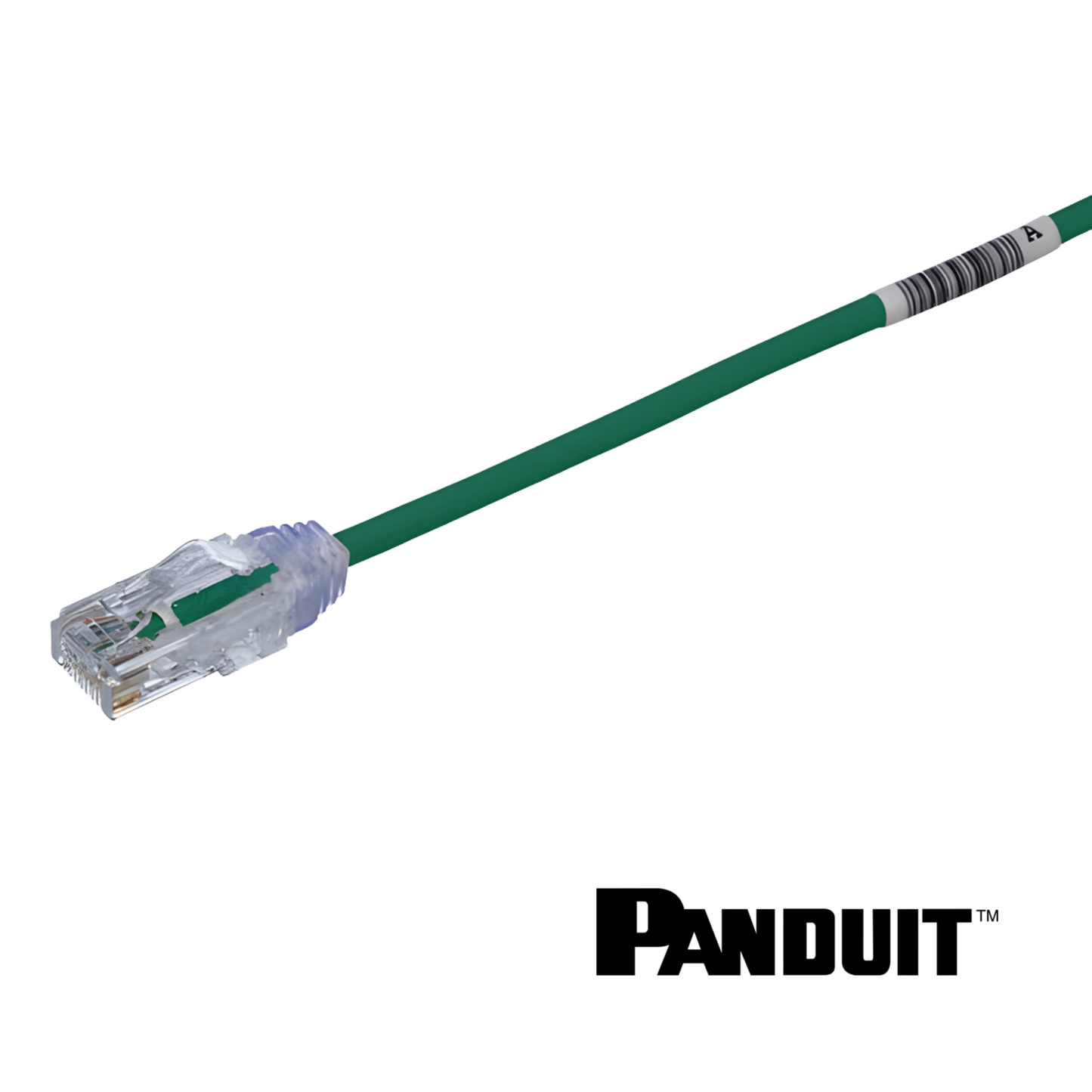 Image of PANDUIT Cat6 28AWG Small Diameter Patch Cord | UTP | Green | Selector (Cat6 28AWG Small Diameter Patch Cord  UTP Green)
