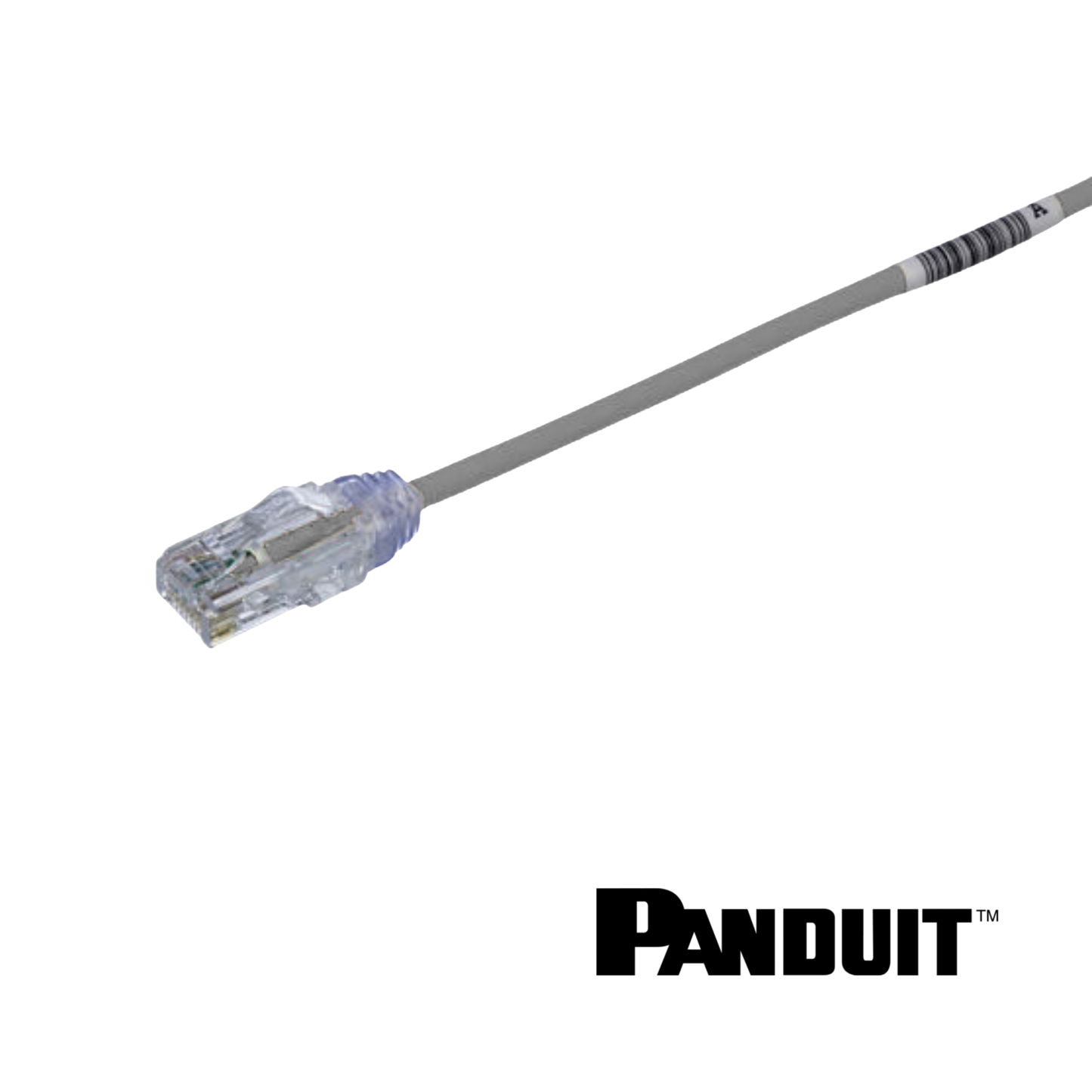 Image of PANDUIT Cat6 28AWG Small Diameter Patch Cord | UTP | Grey (Cat6 28AWG Small Diameter Patch Cord  UTP Grey)