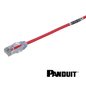 Image of PANDUIT Cat6 28AWG Small Diameter Patch Cord | UTP | Red (Cat6 28AWG Small Diameter Patch Cord  UTP  Red)