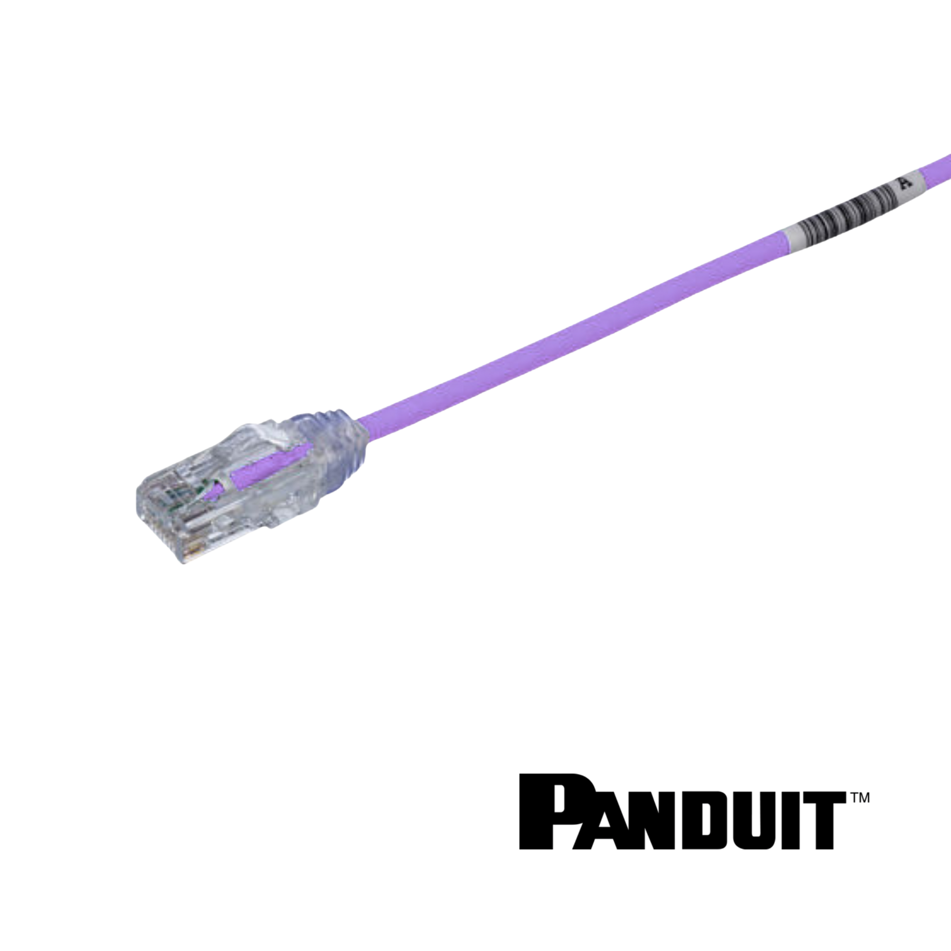 Image of PANDUIT Cat6 28AWG Small Diameter Patch Cord | UTP | Violet | Selector (Cat6 28AWG Small Diameter Patch Cord  UTP Violet)