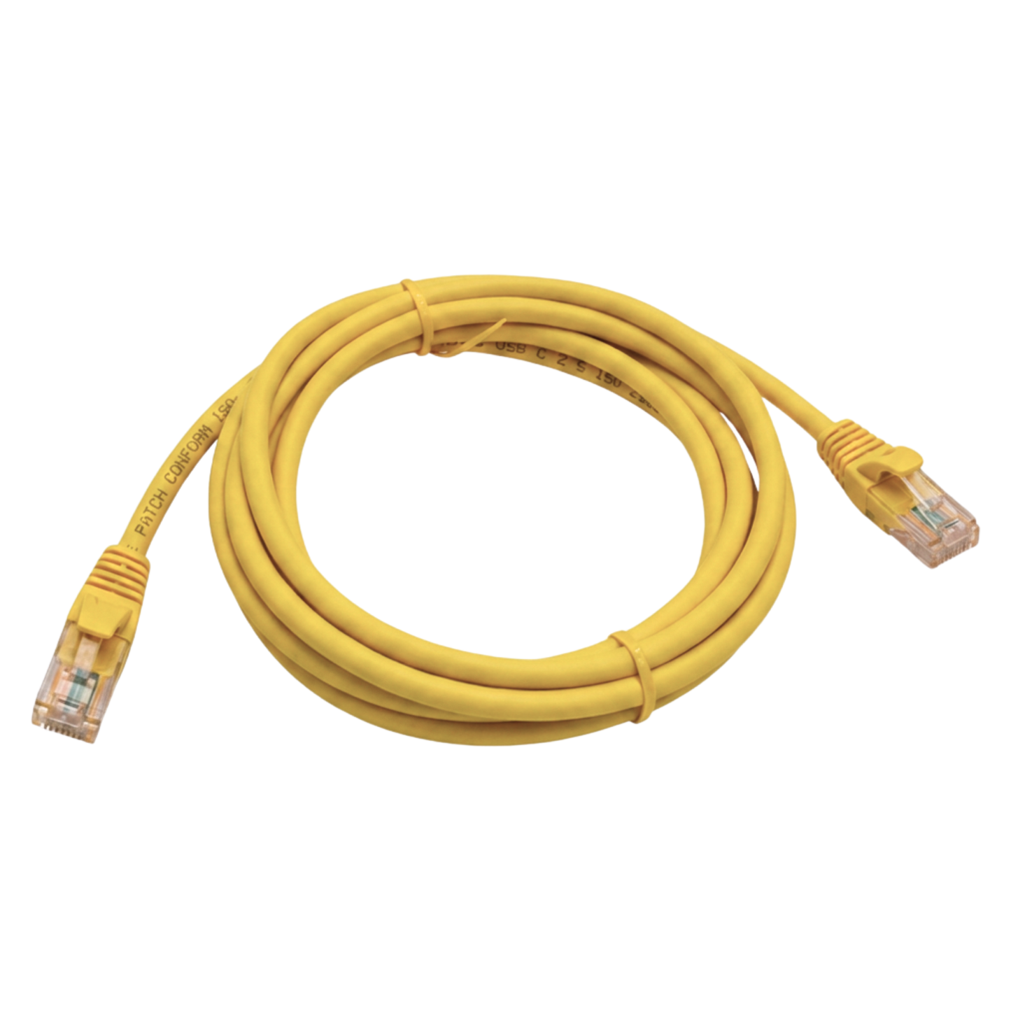 Image of Cat 6A Shielded Patch Cord | LSZH | FTP | Yellow (NN5APL0.5YW)
