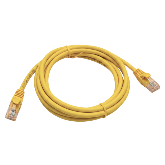 Image of Cat 6A Shielded Patch Cord | LSZH | FTP | Yellow (NN5APL0.5YW)