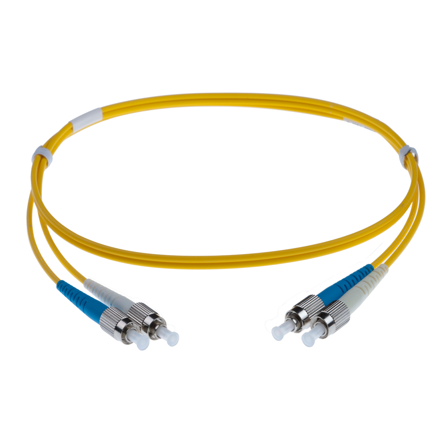 Image of OS2 FC Fibre Optic Patch Lead | Yellow (FC-FC OS2 FIBRE OPTIC PATCH CORD YELLOW)