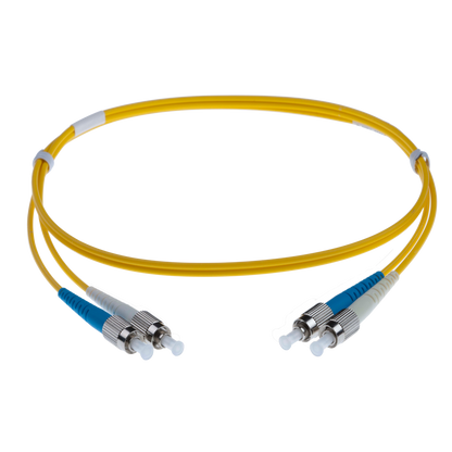 Image of OS2 FC Fibre Optic Patch Lead | Yellow (FC-FC OS2 FIBRE OPTIC PATCH CORD YELLOW)