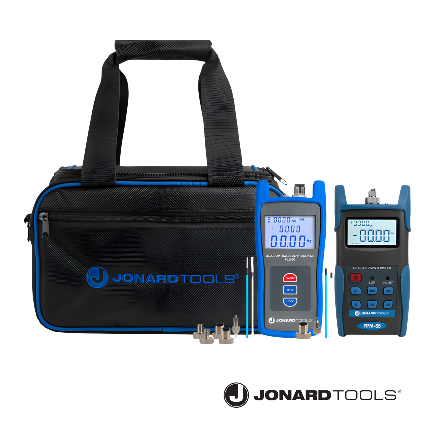 Image of Jonard Tools Fibre Power Meter w/ Data Storage & SM/MM Optical Light Source Kit FPL-5555 (JT-FPL-5555)
