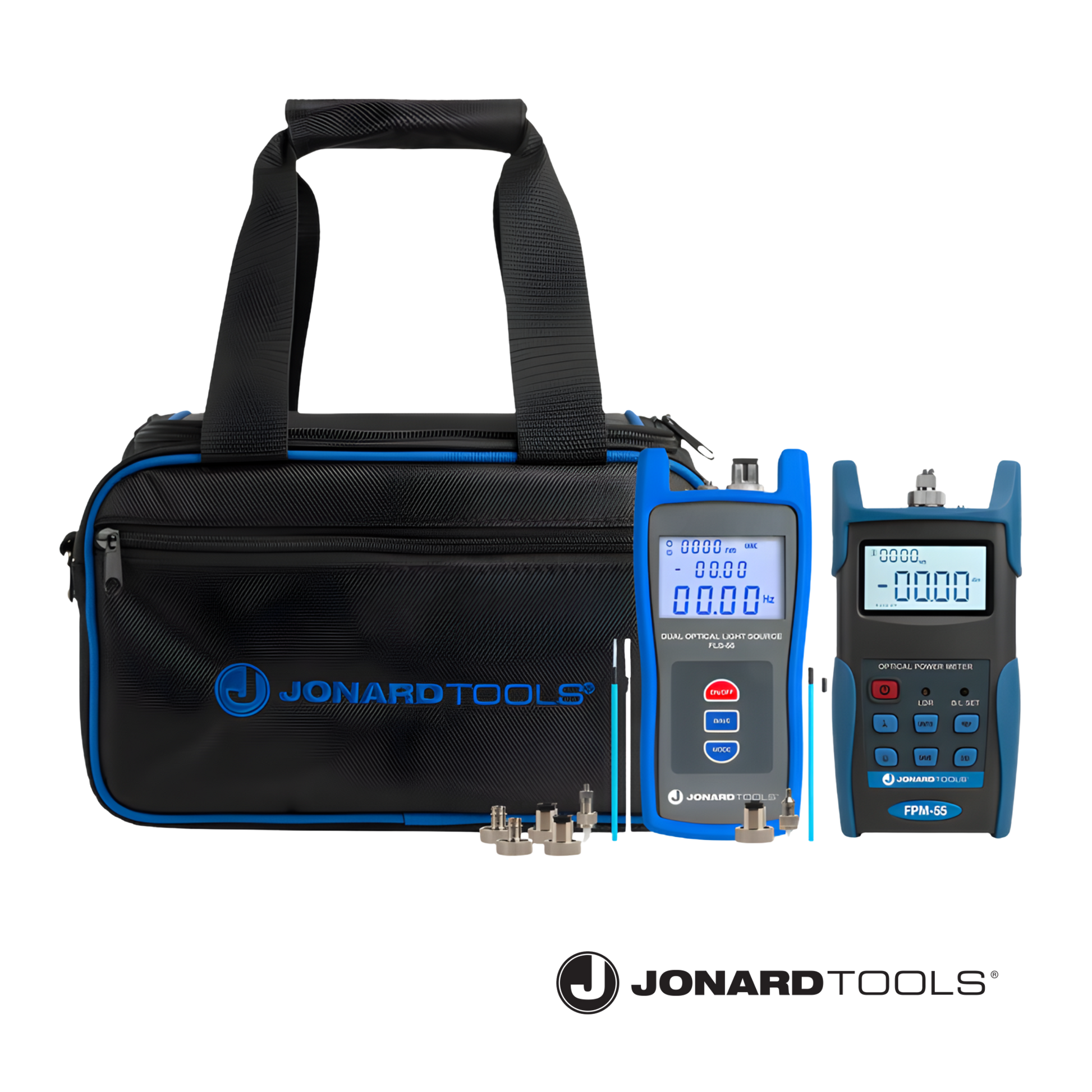 Image of Jonard Tools Fibre Power Meter w/ Data Storage & SM/MM Optical Light Source Kit FPL-5555 (JT-FPL-5555)