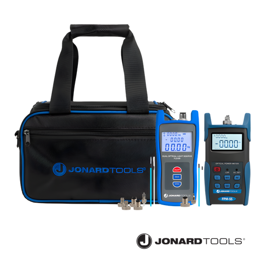 Image of Jonard Tools Fibre Power Meter w/ Data Storage & SM/MM Optical Light Source Kit FPL-5555 (JT-FPL-5555)