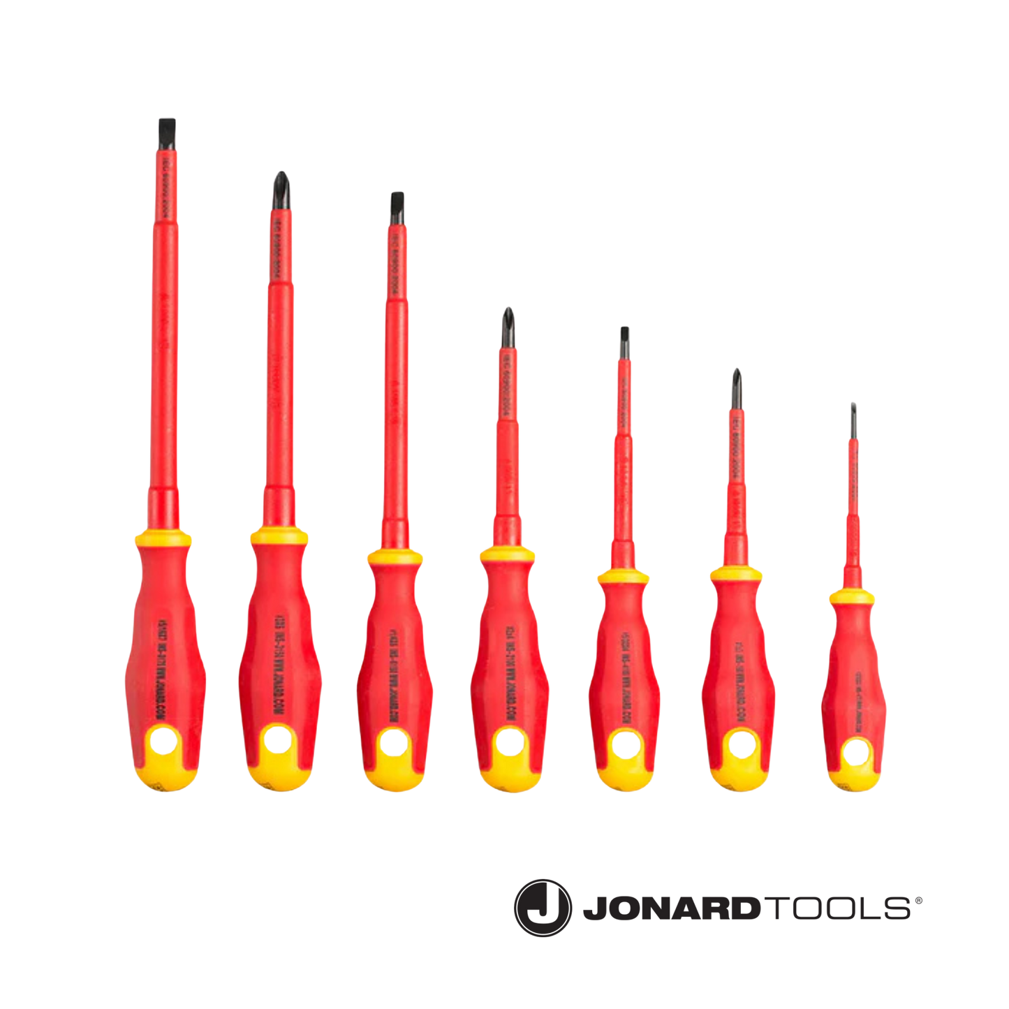 Image of Jonard 7 Piece Insulated Screwdriver Kit (JT-TK-70INS)