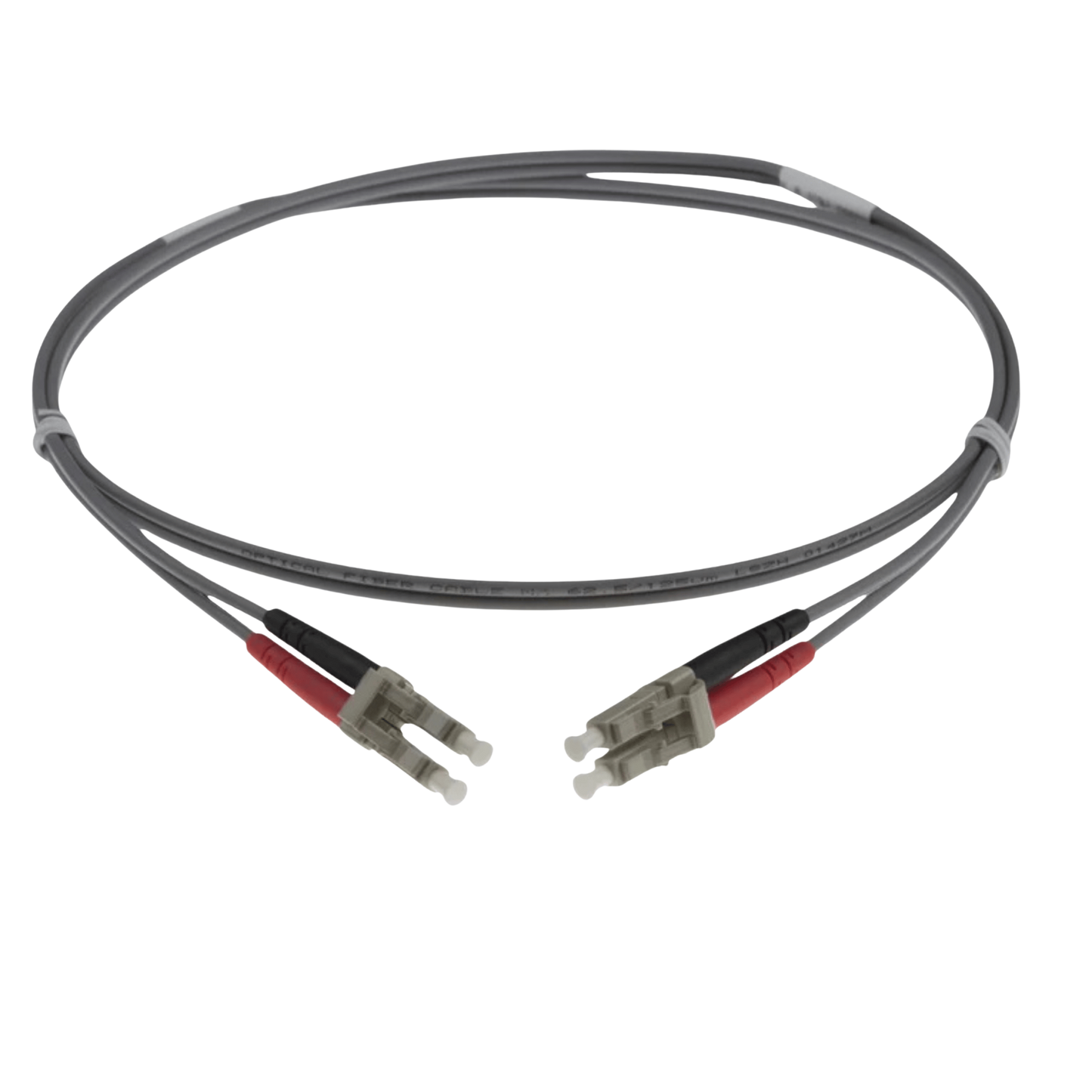 Image of NENCO OM1 LC Fibre Optic Patch Lead | Grey | Selector (LC-LC OM1 FIBRE OPTIC PATCH CORD GREY)