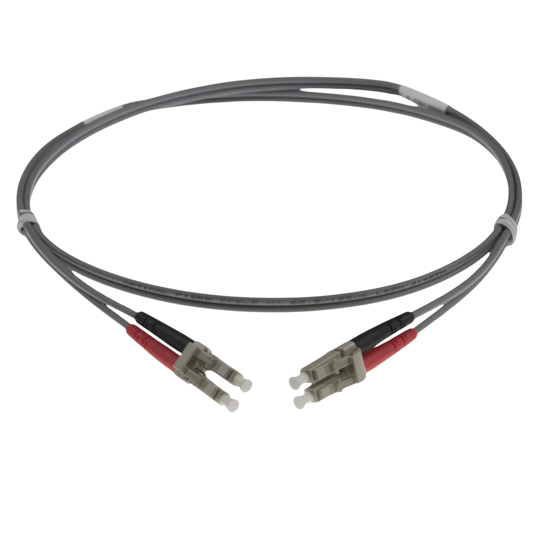 Image of NENCO OM1 LC Fibre Optic Patch Lead | Grey | Selector (LC-LC OM1 FIBRE OPTIC PATCH CORD GREY)