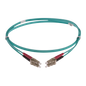 Image of OM3 Fibre Optic Patch Lead | Aqua (LC-LC OM3 FIBRE OPTIC PATCH CORD AQUA)