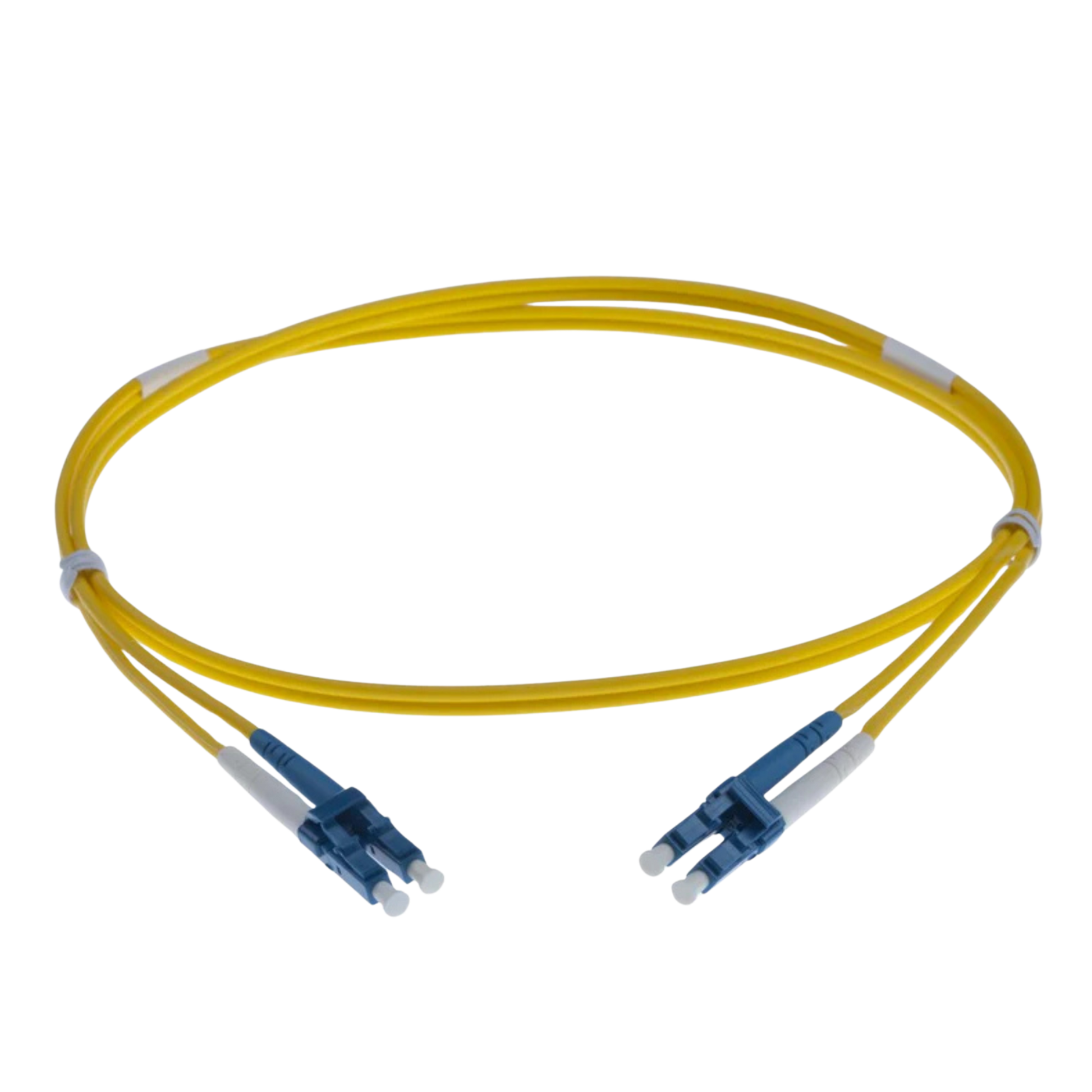 Image of NENCO OS2 LC Fibre Optic Patch Lead (LC-LC OS2 FIBRE OPTIC PATCH CORD YELLOW)