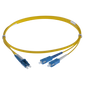 Image of SM Simplex UPC  (0.5-30m) Patch Cords (LC-SC OS2 FIBRE OPTIC PATCH CORD YELLOW)
