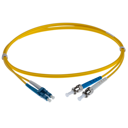Image of OS2 FC Fibre Optic Patch Lead | Yellow (LC-ST OS2 FIBRE OPTIC PATCH CORD YELLOW)
