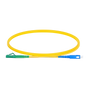 Image of NENCO OS2 FC Fibre Optic Patch Lead | Yellow (LCA-SC SM Simplex APC (0.5m-20m) Patch Cords)
