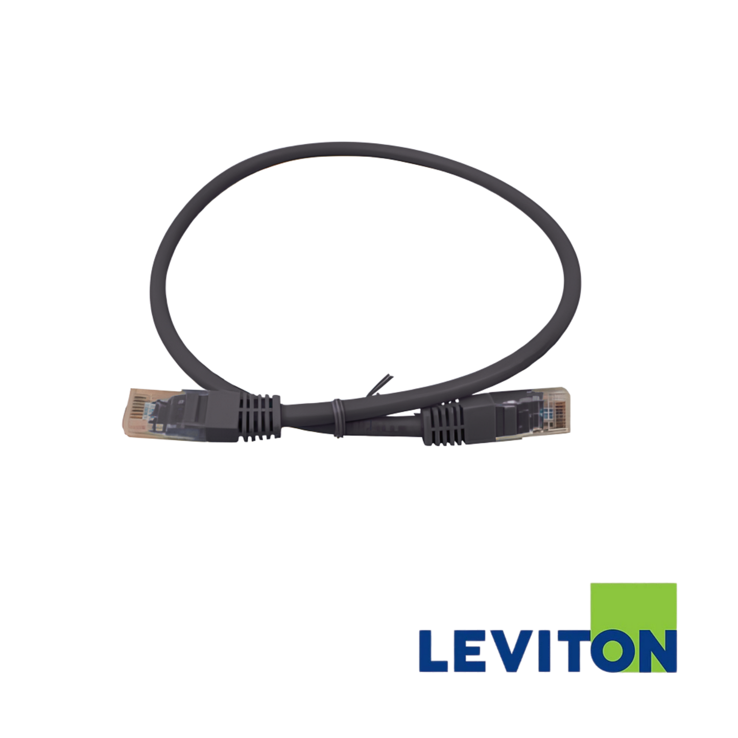 Image of LEVITON Cat6A Shielded Patch Cord | S/FTP (LEVITON Cat6A Shielded Patch Cord SFTP Black)