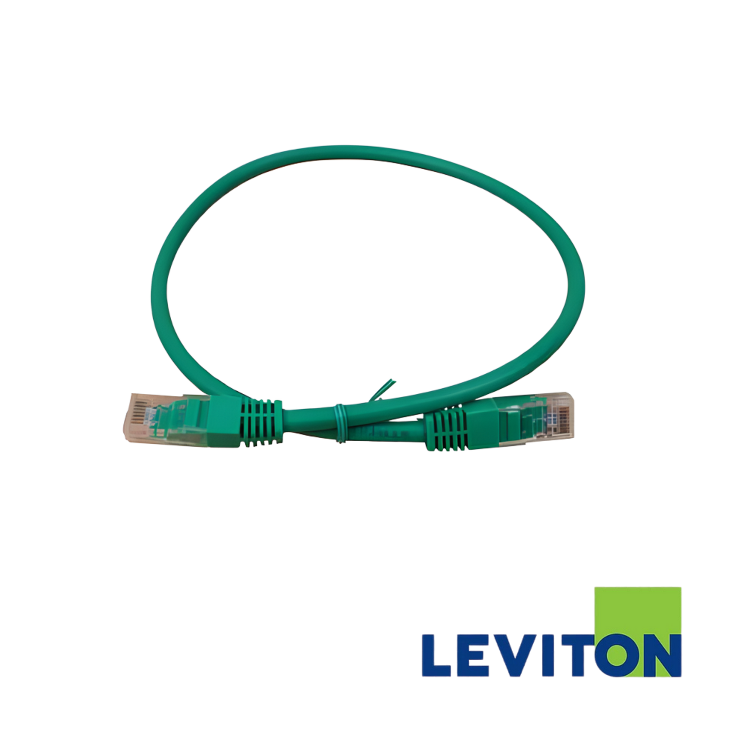 Image of LEVITON Cat6A Shielded Patch Cord | S/FTP (LEVITON Cat6A Shielded Patch Cord SFTP Green)