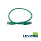 Image of LEVITON Cat6A Shielded Patch Cord | S/FTP (LEVITON Cat6A Shielded Patch Cord SFTP Green)