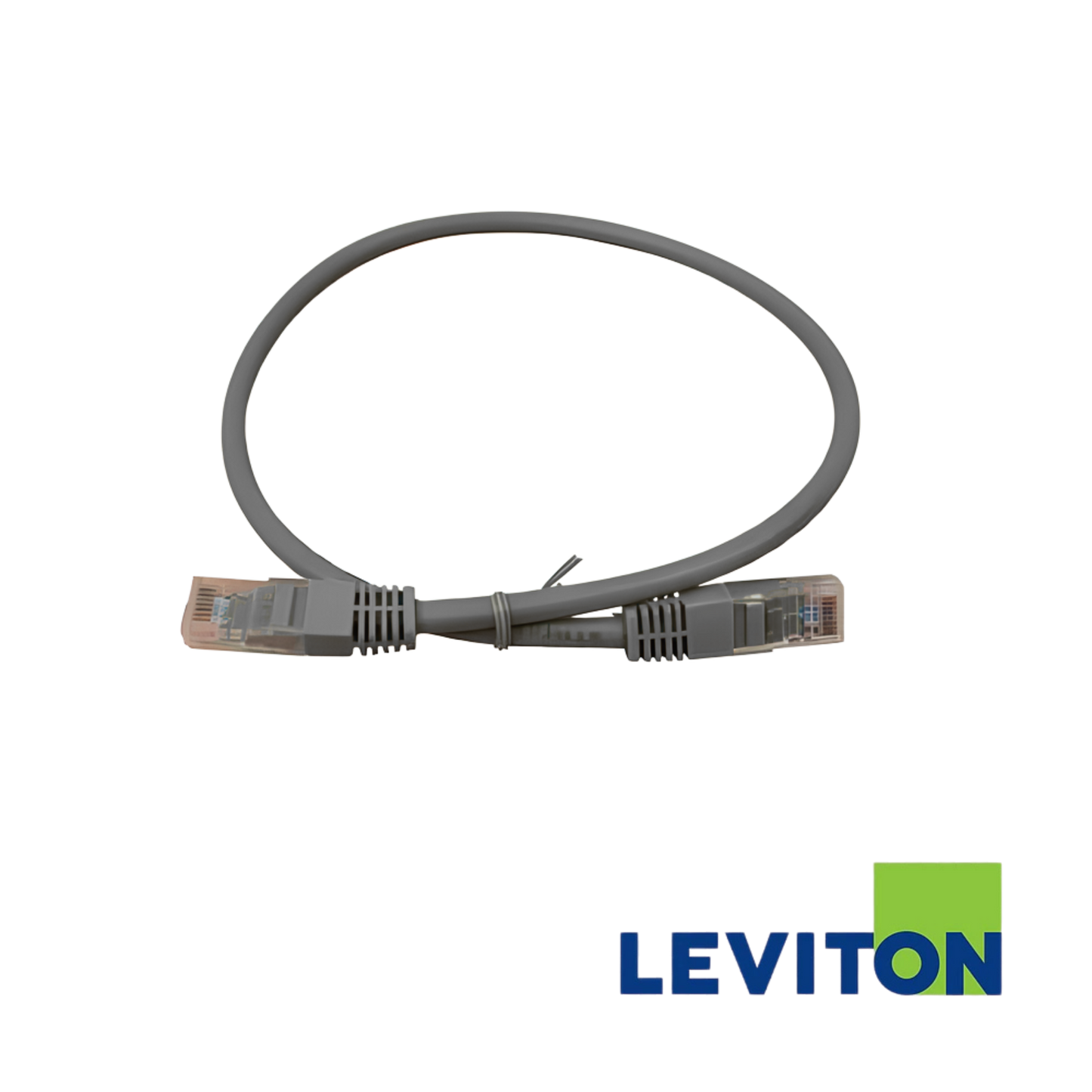 Image of LEVITON Cat6A Shielded Patch Cord | S/FTP (LEVITON Cat6A Shielded Patch Cord SFTP Grey)