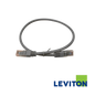 Image of LEVITON Cat6A Shielded Patch Cord | S/FTP (LEVITON Cat6A Shielded Patch Cord SFTP Grey)