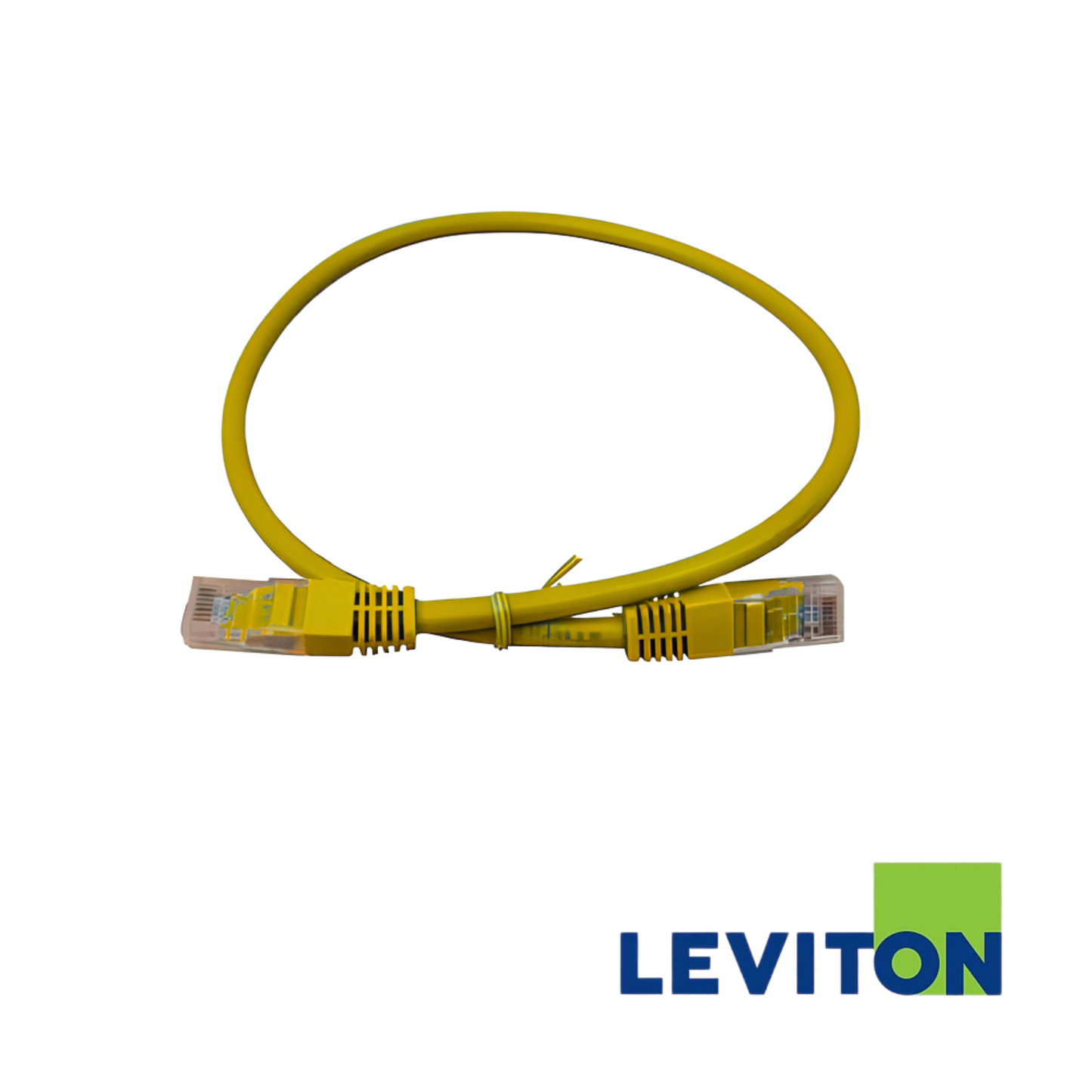 Image of LEVITON Cat6A Shielded Patch Cord | S/FTP (LEVITON Cat6A Shielded Patch Cord SFTP Yellow)