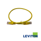 Image of LEVITON Cat6A Shielded Patch Cord | S/FTP (LEVITON Cat6A Shielded Patch Cord SFTP Yellow)
